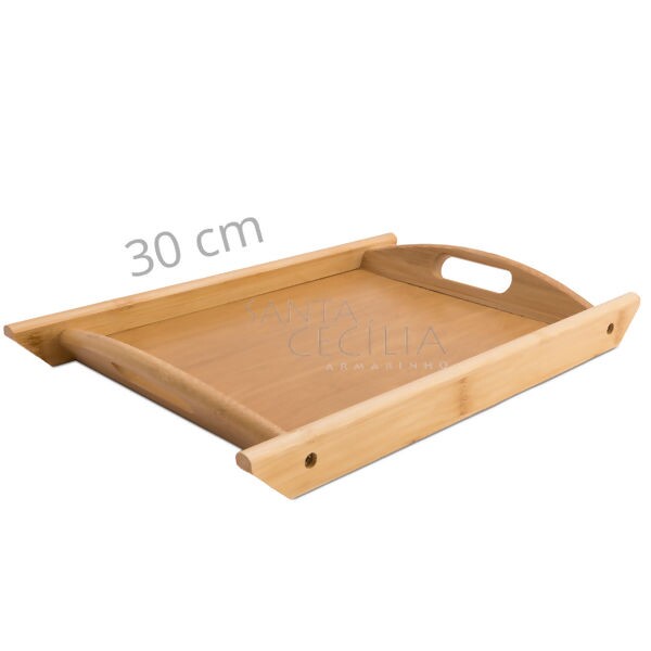 Bandeja de Bambu Retangular 30x23cm- Ref. GX-002