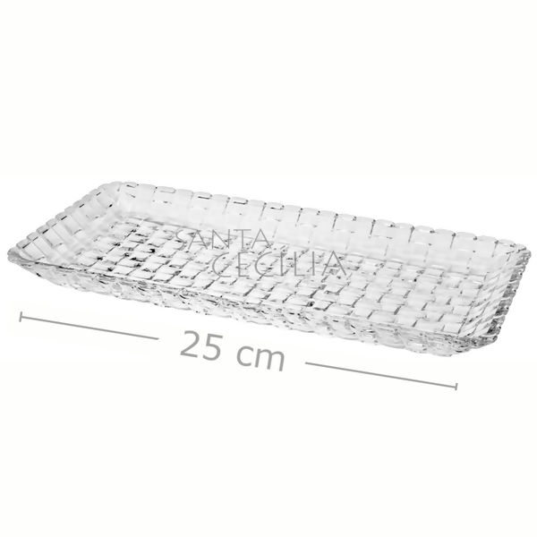 Travessa de Cristal Tress 25x13x2cm Ref.7641