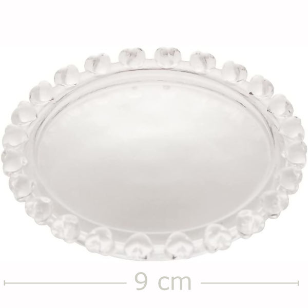 Mini Travessa Cristal Pérola 9cm - Ref. 1697