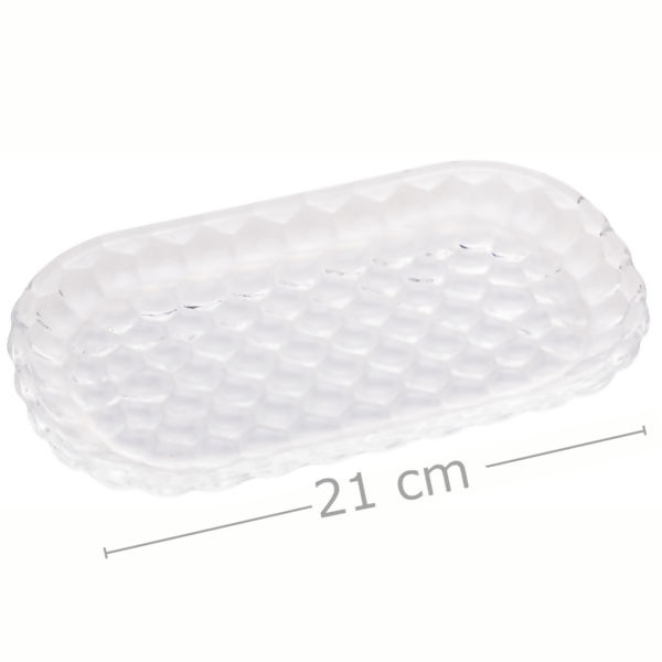 Travessa de Cristal Bubble 21x12x2cm Ref. 1189