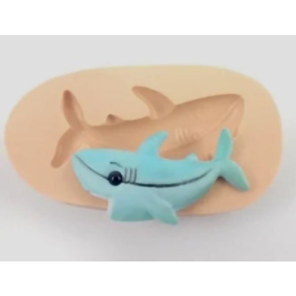 Molde de Silicone - Tubarão Médio Ref. 1014