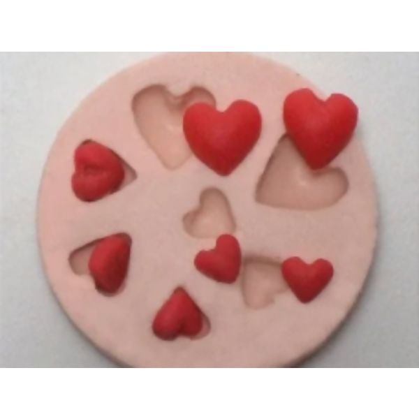 Molde de Silicone - Kit Corações 2 Ref. 207