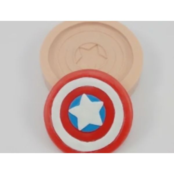 Molde de Silicone - Capitão América Ref. 165