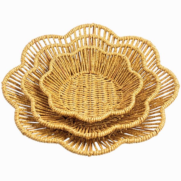 Cestas Organizadoras Multiuso Formato Flor de Plástico Ref. ZR-004