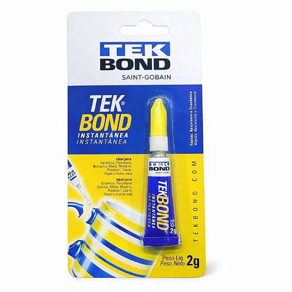 Cola Instantânea Tek Bond 2g