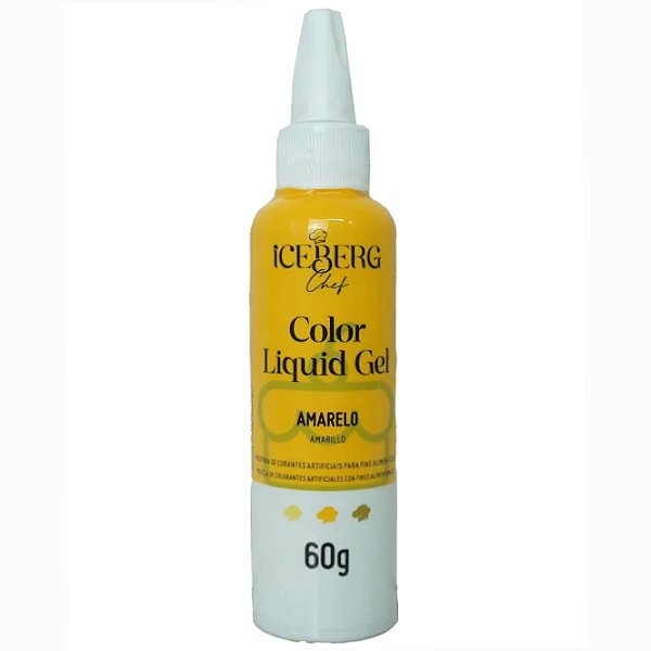 Corante Gel Alimentício Concentrado Iceberg Chef 60gr