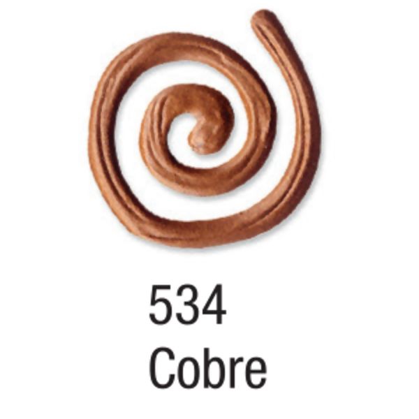 Pasta Relevo Vitral 20ml. - 534 Cobre