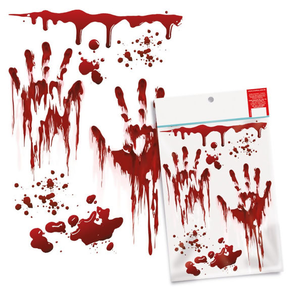 Adesivo Decorativo Para Espelho Halloween 2 Cartelas - Scary Night Ref.28110178