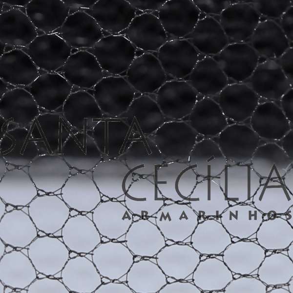 Tule 1,20 mt larg-  50 mts - Preto