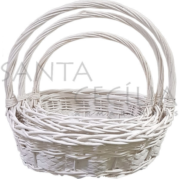 Cesta de Rattan Oval - Modelos Diversos