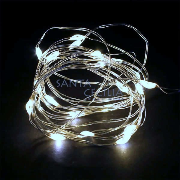Fio de LED Rolha 30 lâmpadas Ref. AG13 - Cores Diversas