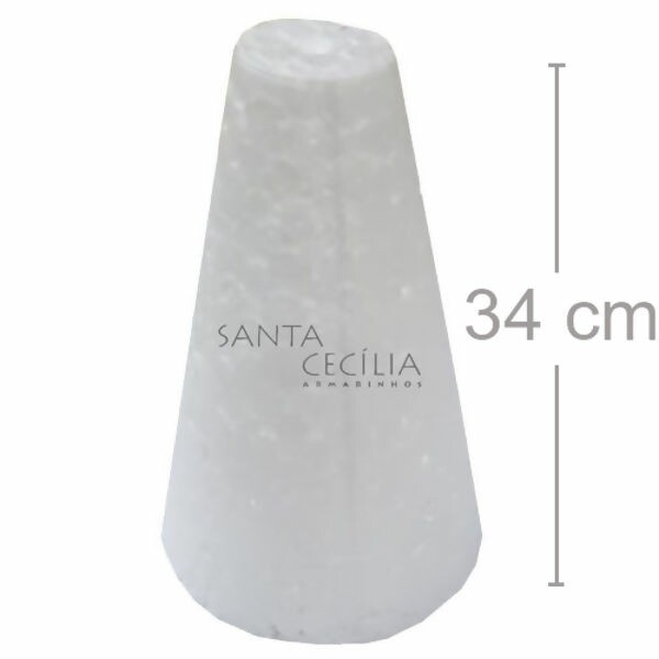 Cone de Isopor - 34 cm