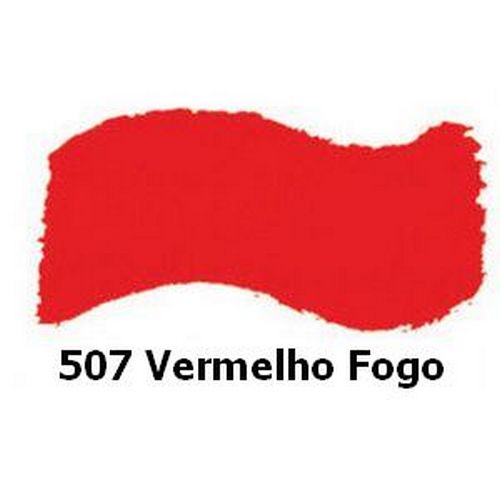 Tinta Acrílica Brilhante 37ml - 507 Vermelho Fogo