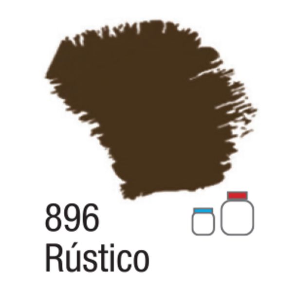 Tinta Acrílica Fosca 37ml - 896 Rústico