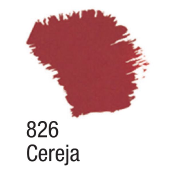 Tinta Acrílica Fosca 37ml - 826 Cereja