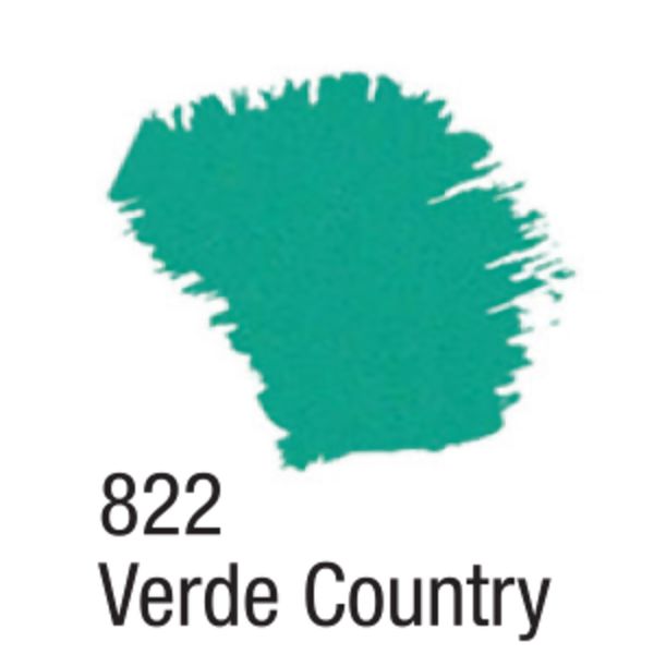 Tinta Acrílica Fosca 37ml - 822 Verde Country