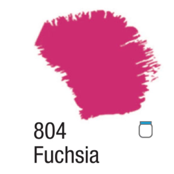 Tinta Acrílica Fosca 37ml - 804 Fuchsia