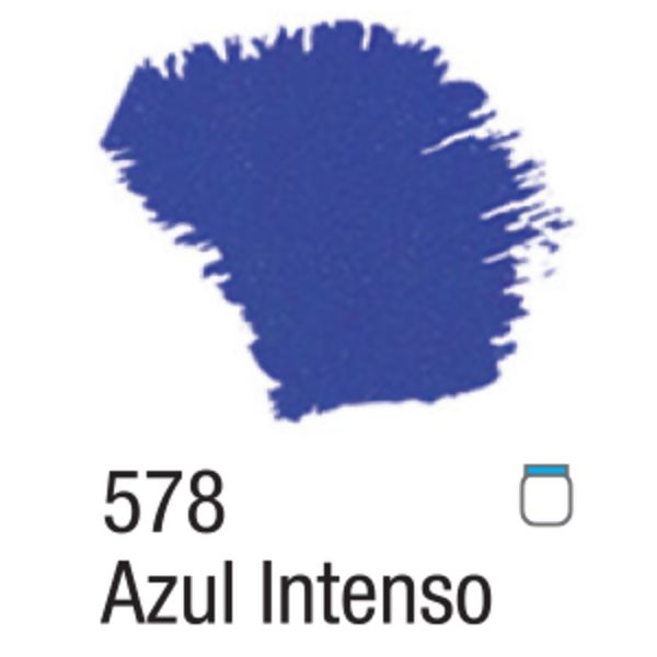 Tinta Acrílica Fosca 37ml - 578 Azul Intenso