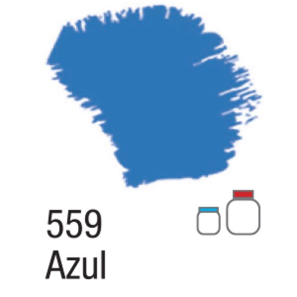 Tinta Acrílica Fosca 37ml - 559 Azul