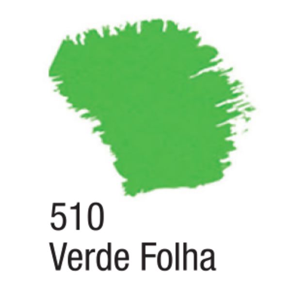 Tinta Acrílica Fosca 37ml - 510 Verde Folha