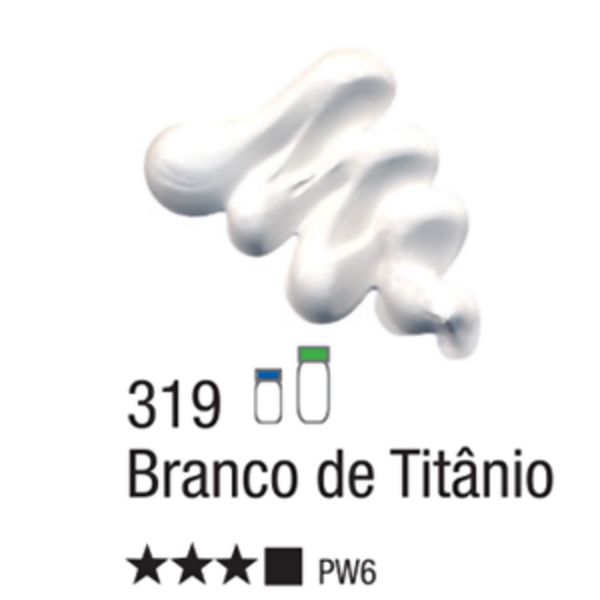 Oil Colors Classic Tinta a Óleo 20ml. 319 Branco de Titânio