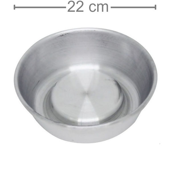 Forma para Bolo Piscina em Alumínio - 19x06x22cm Cód. 1002
