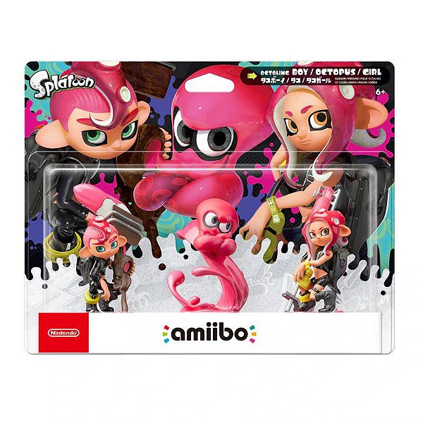 Amiibo Pack 3 Figures Octoling Splatoon