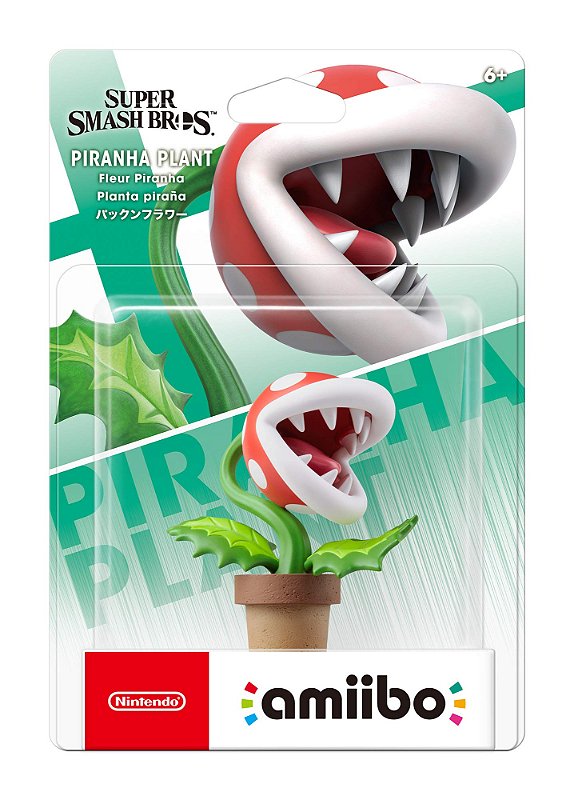 Amiibo Piranha Plant Super Smash Bros - Nintendo