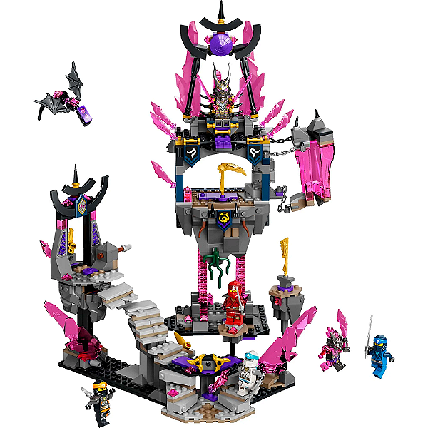 Blocos de Montar O Templo do Rei de Cristal Ninjago