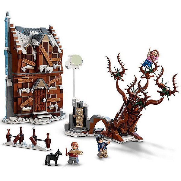 Blocos O Túnel Shrieking Shack e o Salgueiro Lutador Harry Potter