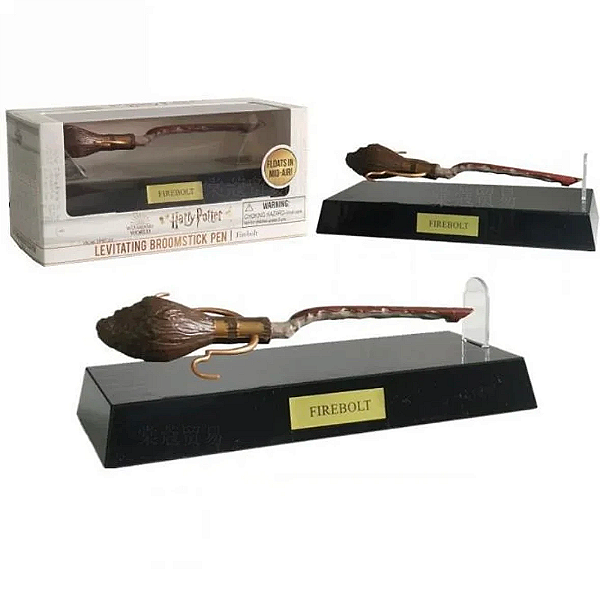 Caneta Levitação Vassoura Firebolt - Harry Potter