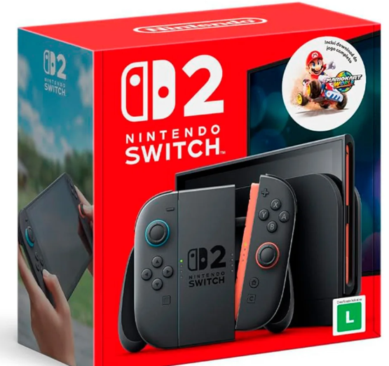 Console Nintendo Switch 2 + Jogo Digital Mario Kart World
