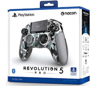 Controle Sem Fio Nacon Revolution Pro 5 Cinza PlayStation 4/5 Bluetooth