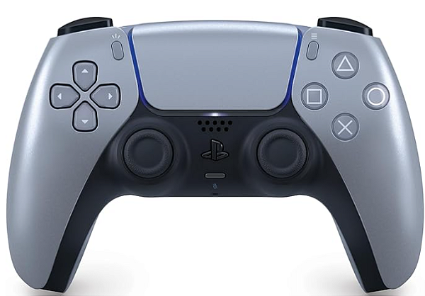 Controle Sony DualSense PS5, Sem Fio, Sterling Silver