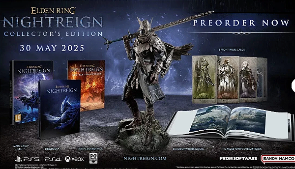 ELDEN RING - NIGHTREIGN Collector's Edition [PAL] - PC + PS5 + XSX *IN-HAND*