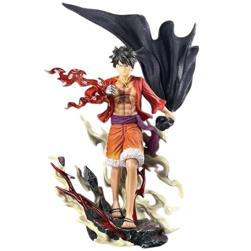 Estátua Monkey D. Luffy 30cm Onigashima Battle - One Piece