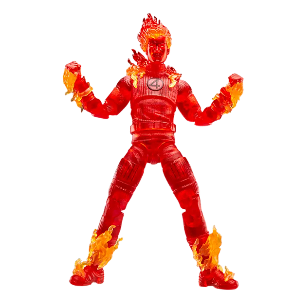 Figure Human Torch Quarteto Fantástico Filme 2025 Marvel Legends - Original Hasbro