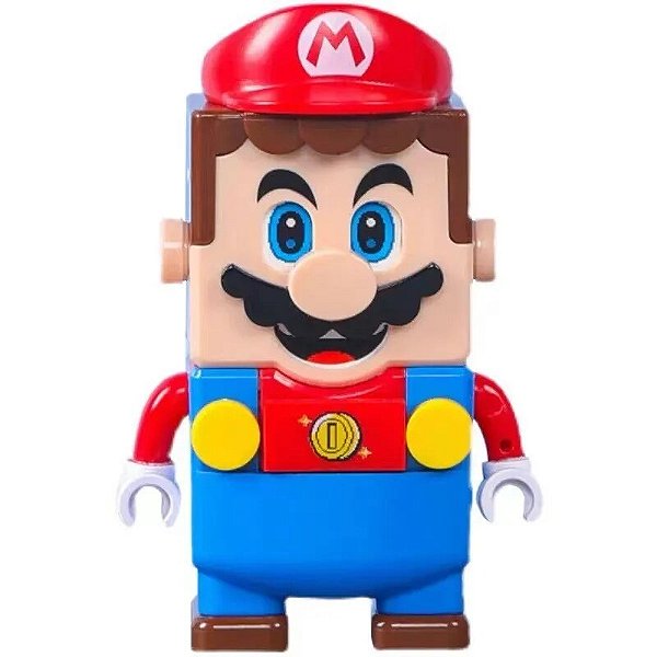 Figure Super Mário MOC - Blocos de Montar