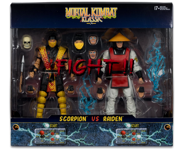 Scorpion vs Raiden - 7" Scale Figure - Mortal Kombat Klassic - McFarlane