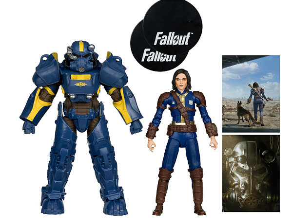 T-60 Vault Tec and Sole Survivor 2-Pack - 7" Scale Figure - Fallout 4 - McFarlane