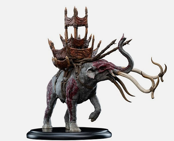 WETA Workshop Polystone - The Lord of the Rings Trilogy - Mumak in Battle Miniat