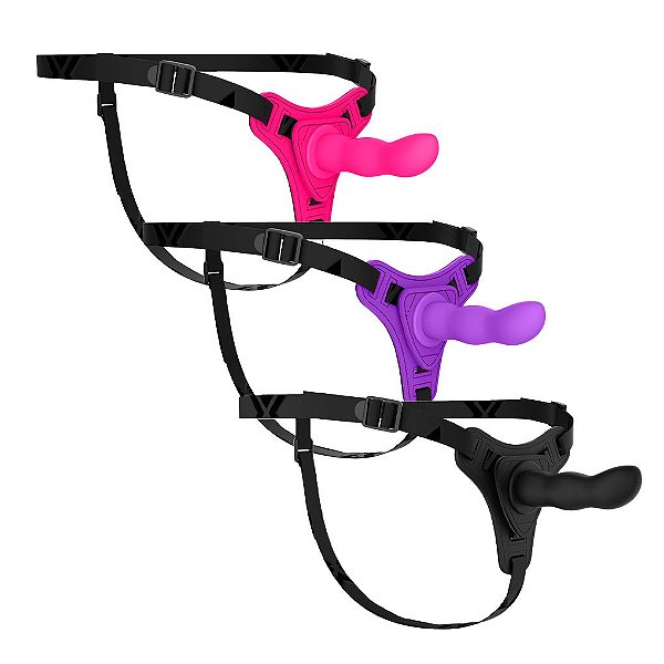 Cinta com Prótese Peniana Lisa BDSM - 3 Cores