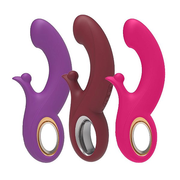 Vibrador com Alça e Bolinha Estimuladora de Clitóris
