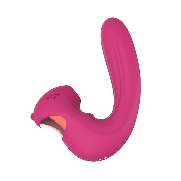 Vibrador Alvin com Sugador de Clitóris