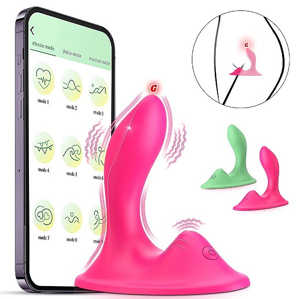 Vibrador de calcinha duplo motor