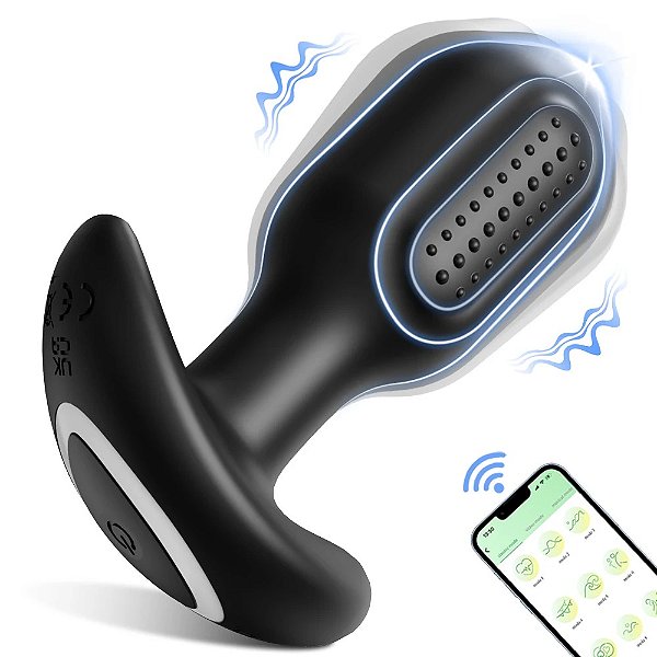 Plug anal 360° por aplicativo