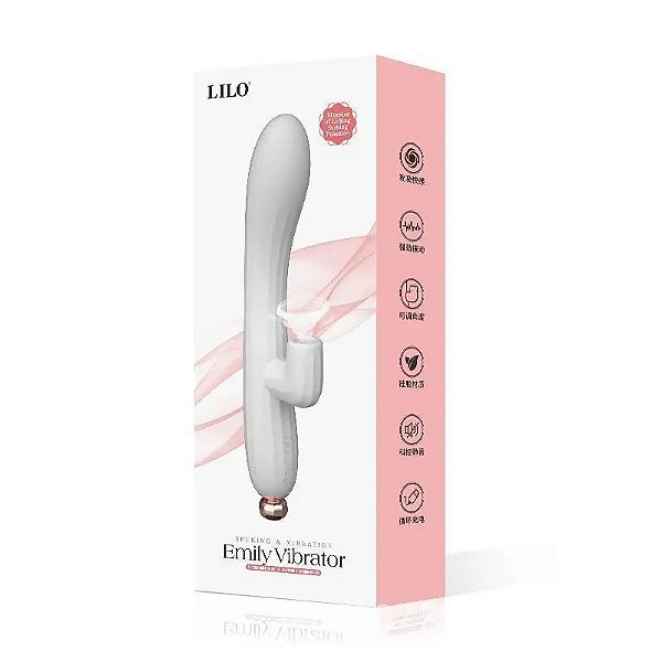 Vibrador ponto G com sugador