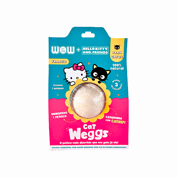 CATWEGGS - sabor frango com catnip 1un gato