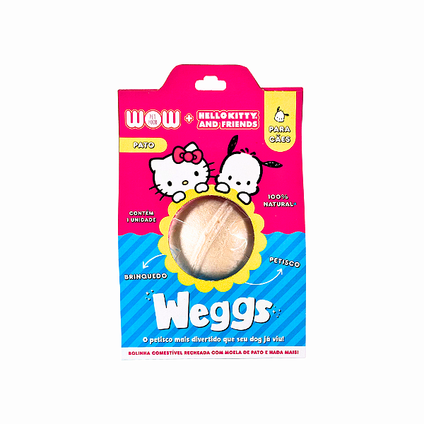 WEGGS - Hello Kitty - sabor pato 1un cão