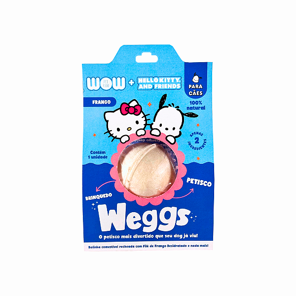 WEGGS - Hello Kitty - sabor frango 1un cão